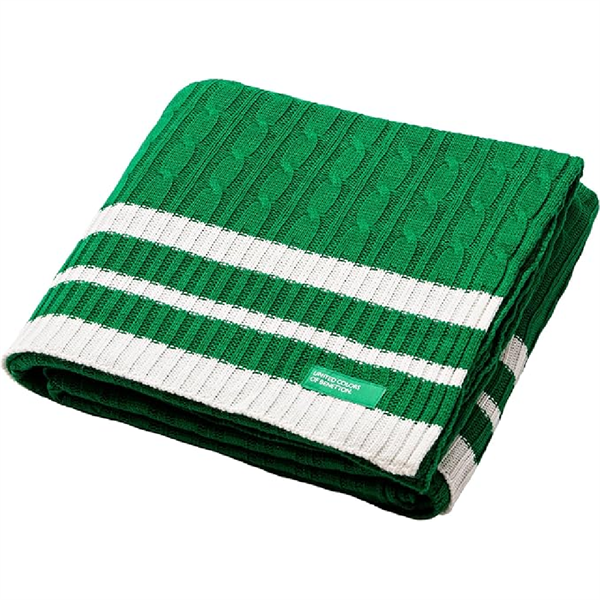 Benetton Rainbow Blanket 140x190cm Green